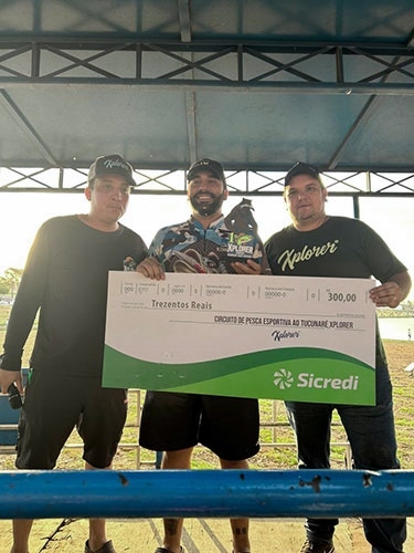 1º Torneio de Pesca Esportiva do Parque das Águas reúne 204 competidores