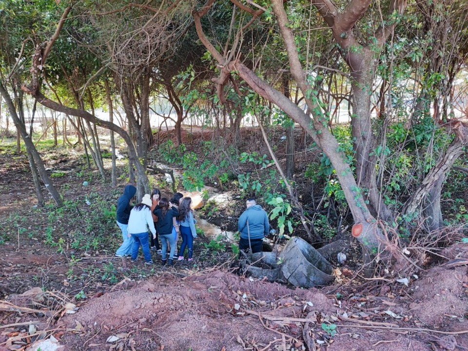 Alunos da EMEIF Prof.ª Alides Celeste Razaboni Carpentieri visitam o Parque das Águas no Dia do Meio Ambiente