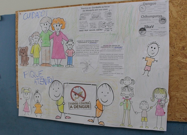 Trabalho dos alunos da escola Manoel Simões
