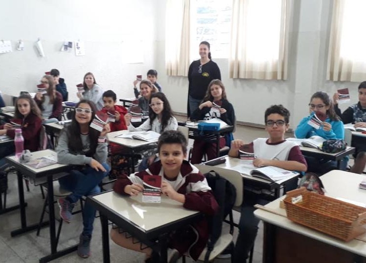 Alunos do colégio Santa Maria