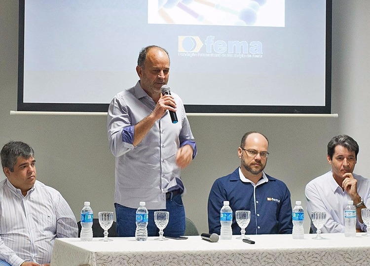 Novos alunos de medicina na FEMA