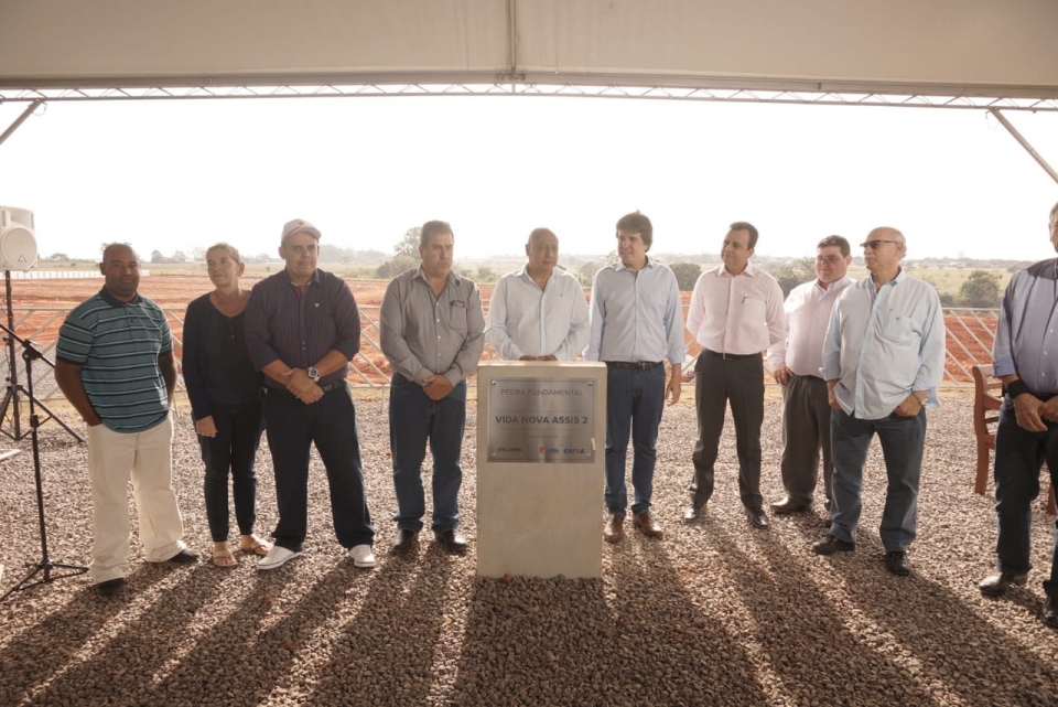 Lançamento de Pedra Fundamental de novo bairro residencial
