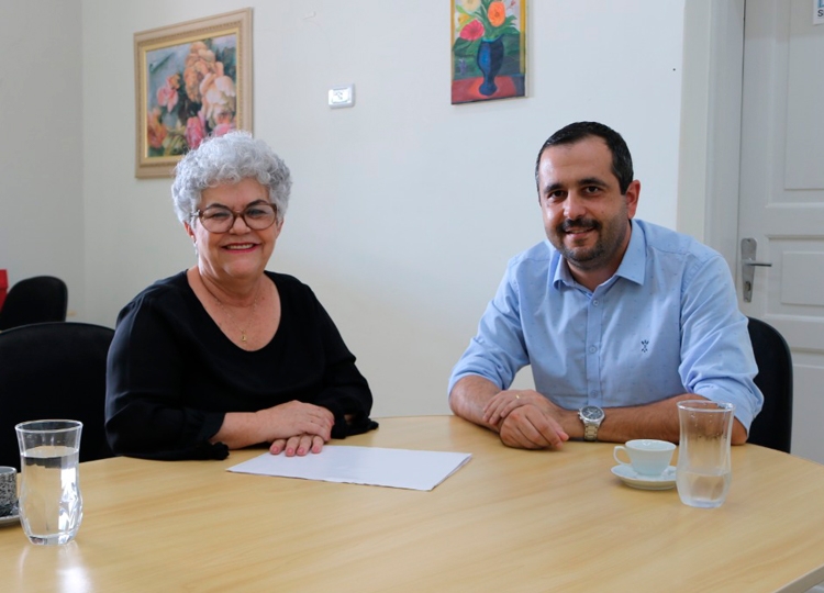 Visita do vereador Viní­cius Símili