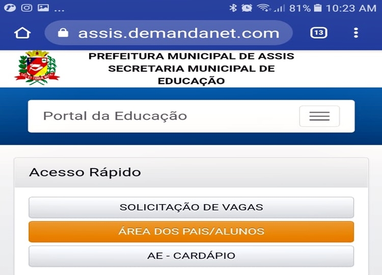 O termo está disponível na plataforma Demandanet