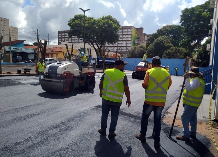 Estacionamento do Paço Municipal é revitalizado