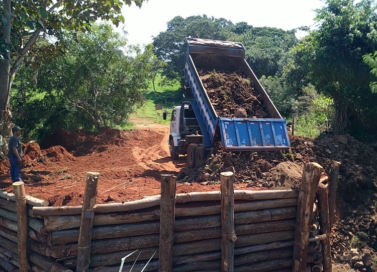 Prefeitura inicia obras de reconstrução da ponte que liga os bairros rurais Água da Fortuna e Lagarto Verde