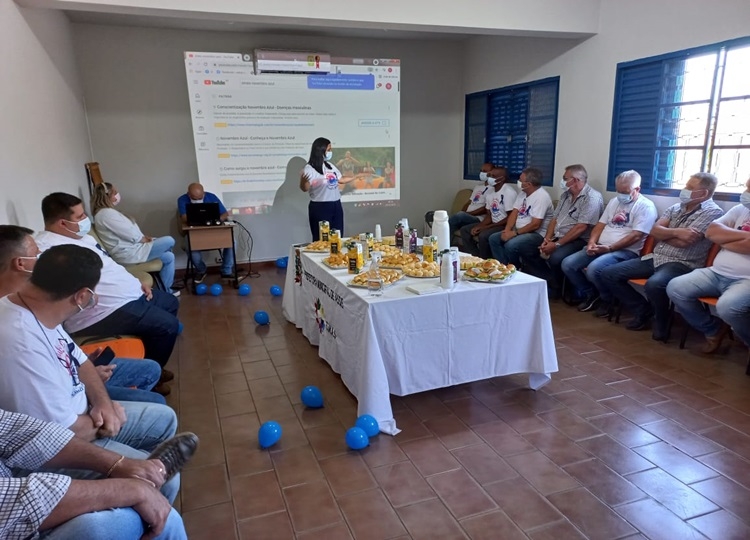 CIDADE EM MOVIMENTO: Assistência Social comemora “Novembro Azul” com palestra dedicada à saúde do homem