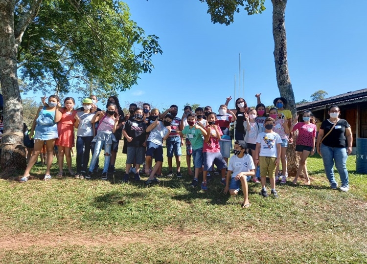 CIDADE EM MOVIMENTO: Alunos do 5º da rede municipal de Ensino realizam atividades no ECOLAGO