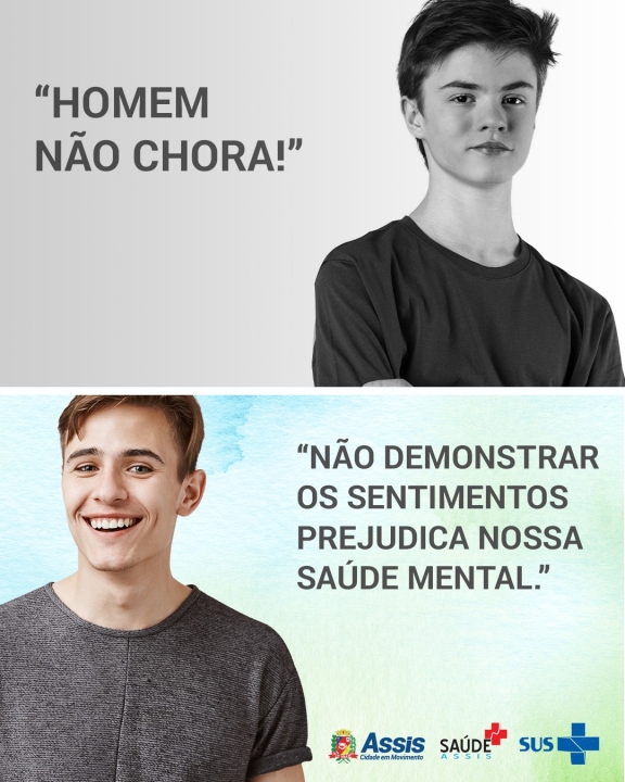 Todo mundo chora, afinal, somos seres humanos!