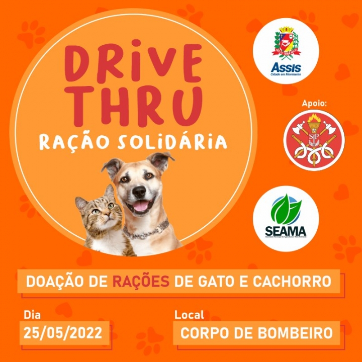 📍 Está chegando o Drive-Thru Ração Solidária!