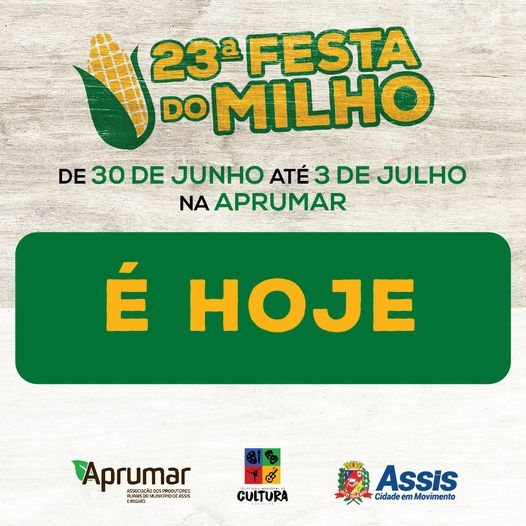 A 23ª edição da Festa do Milho de Assis já tem data marcada! 