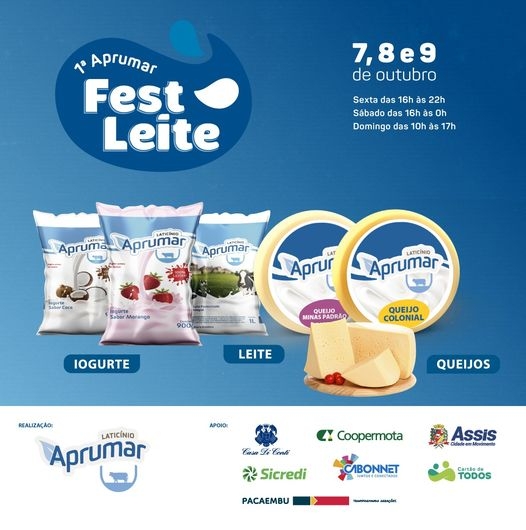 Vem aí: 1° Aprumar Fest Leite!
