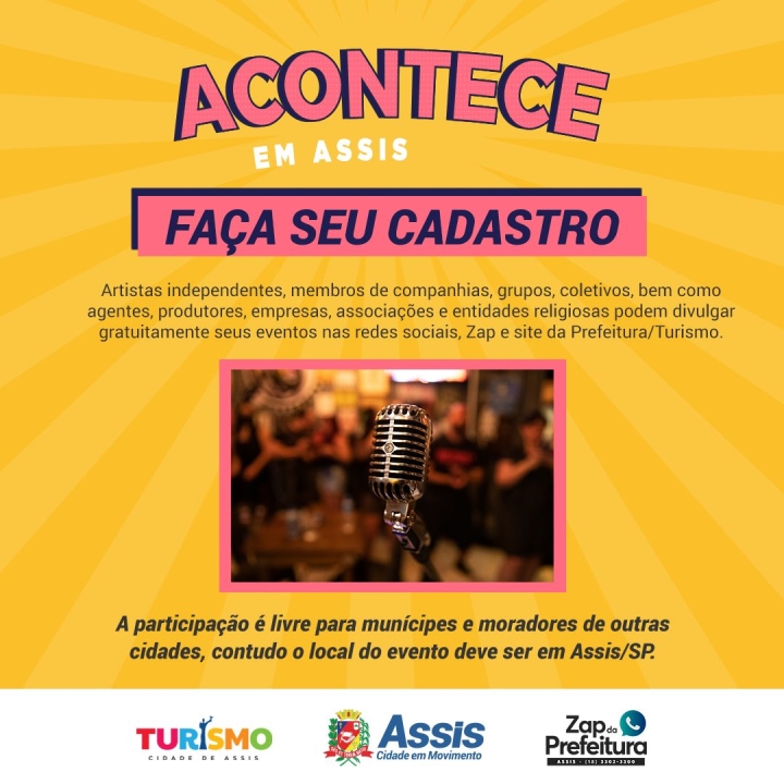 Divulgue seu evento aqui! 📢