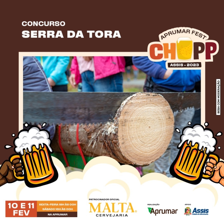A primeira edição do Aprumar Fest Chopp está repleta de atrações! 🍻