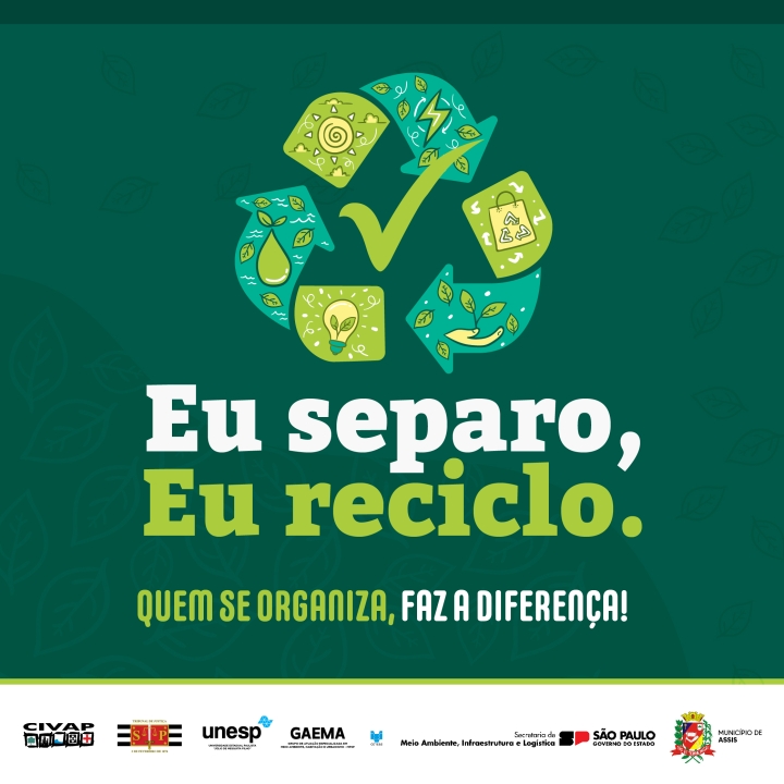 Campanha "Eu Separo, Eu Reciclo" une instituições no Combate à Poluição em Assis