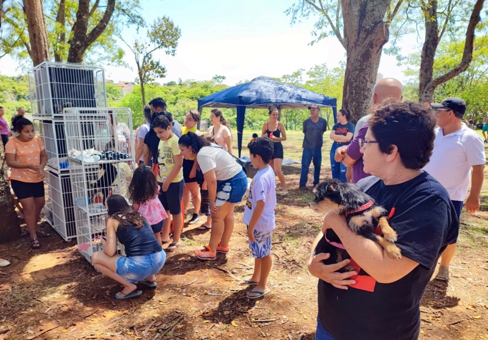 Domingo Pet e Vacinação Antirrábica no Parque da Juventude são realizados com sucesso no Parque da Juventude em Assis
