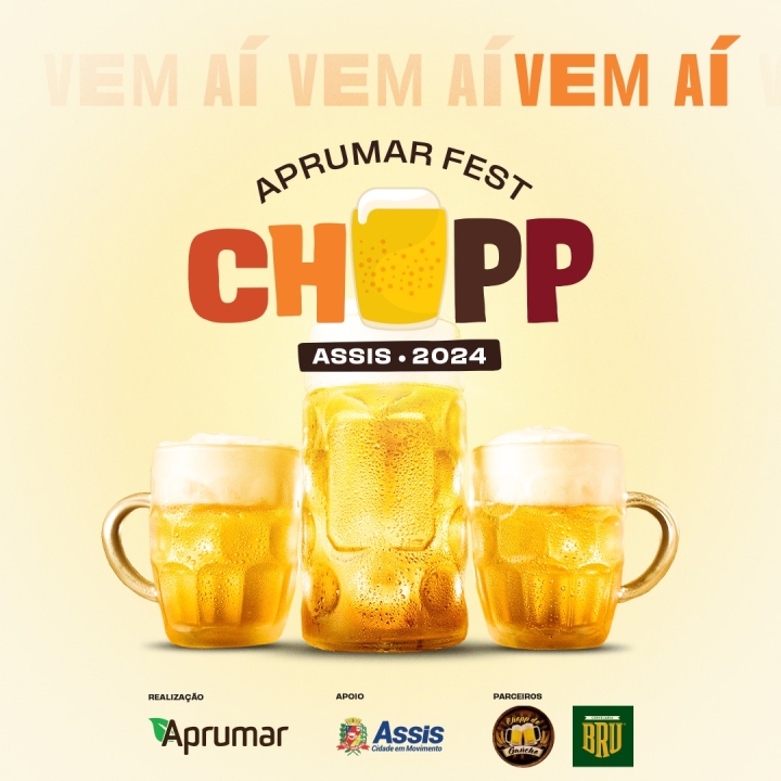 E aí, vocês já estão preparados para mais uma edição da Aprumar Fest Chopp?