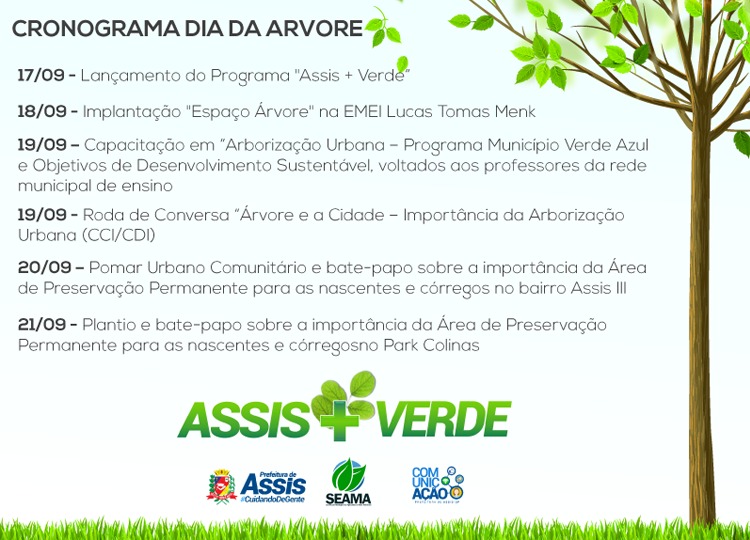 Prefeitura de Assis lança programa Assis + Verde