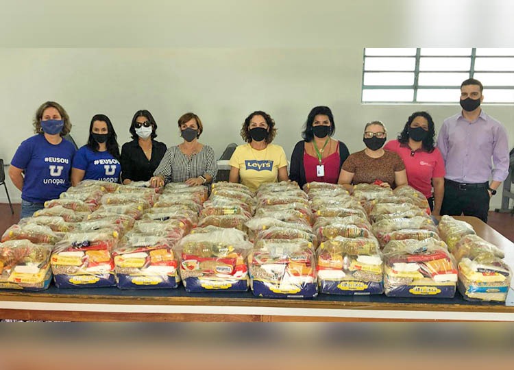 Unopar, Anhanguera, Colégios Objetivo e Sicredi arrecadam 171 cestas básicas e mais 278 kg de alimentos às famílias de Assis