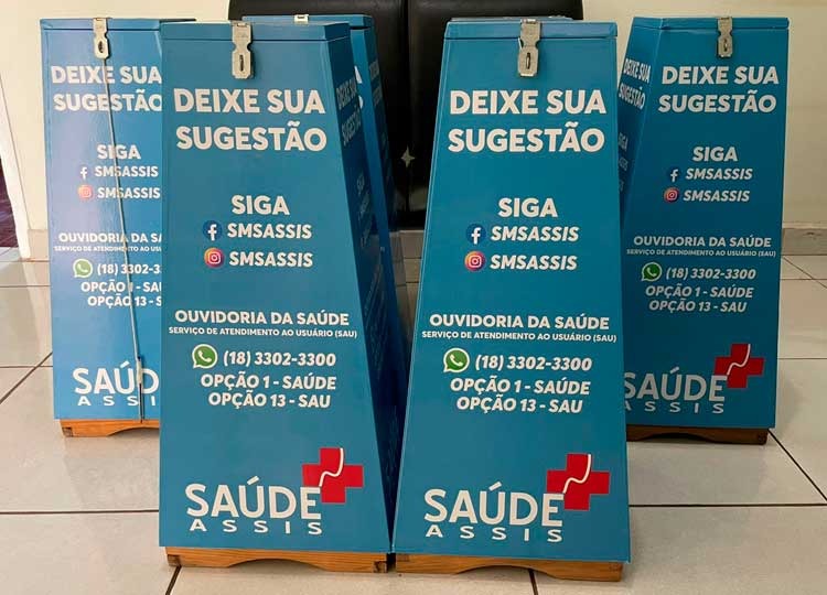 A partir de segunda-feira, 13, mais seis unidades de saúde receberão urnas para críticas e elogios