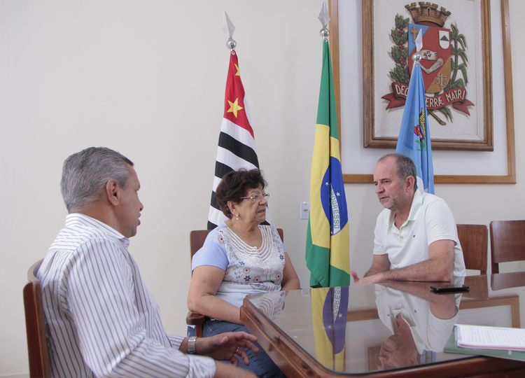 Presidente e vice do Projeto SIM visitam prefeito e vice