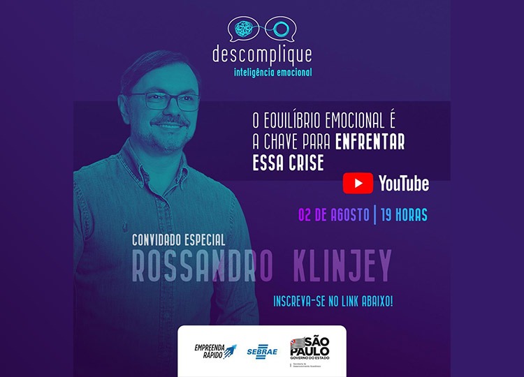 SEBRAE oferece hoje, às 19h, encontro gratuito e online sobre como o morador poderá lidar com as ‘emoções’, principalmente durante períodos de crise