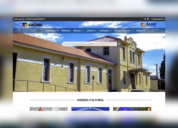 CIDADE EM MOVIMENTO: Secretaria Municipal da Cultura lança portal oficial na internet
