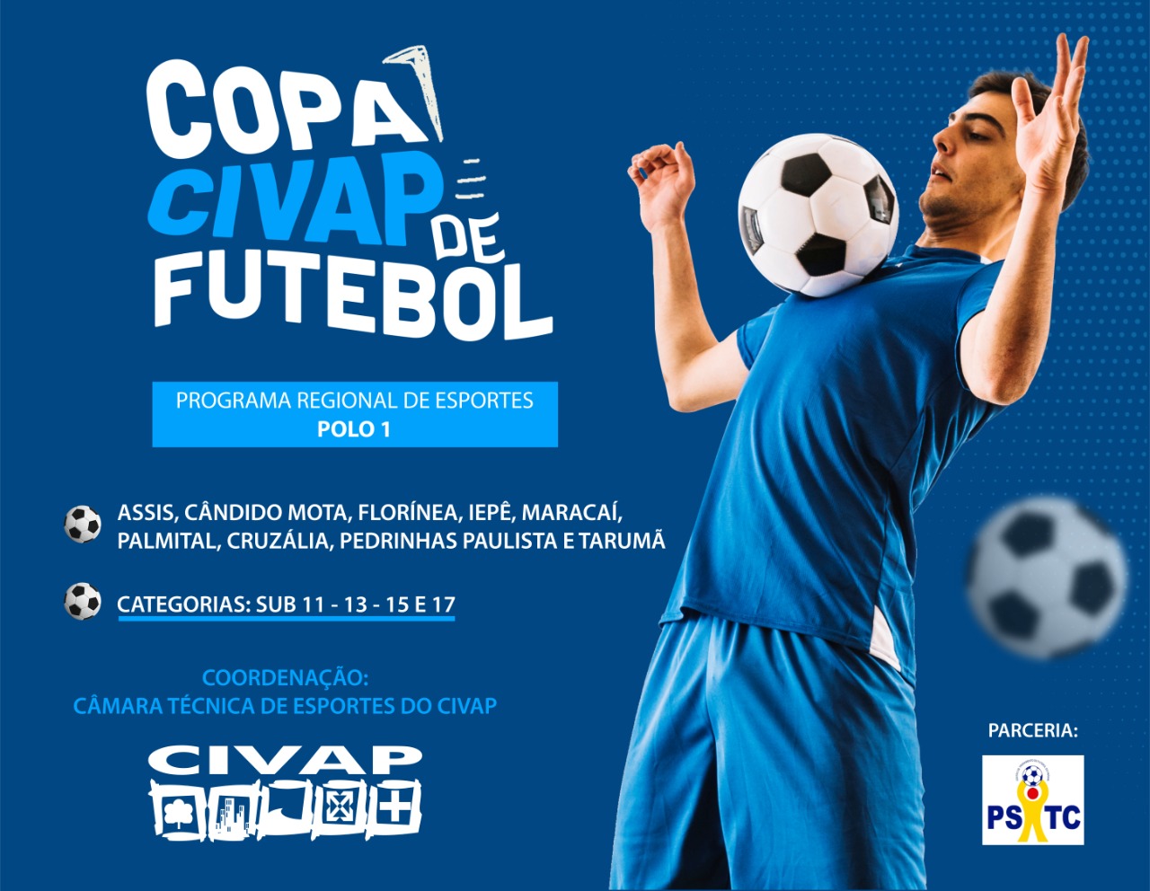 ESPORTE EM MOVIMENTO: Assis é sede da 2ª rodada da Copa CIVAP de Futebol – Polo I