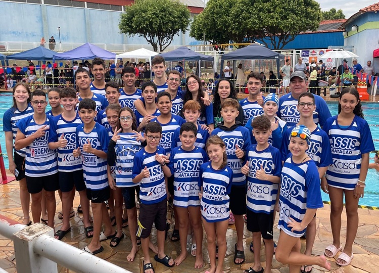 Natação de Assis conquista vice-campeonato na 3ª etapa da Liga Paulista de Natação