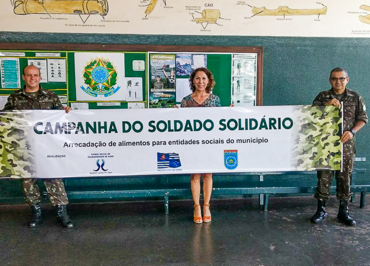 Campanha Soldado Solidário têm início em 4 de novembro em Assis