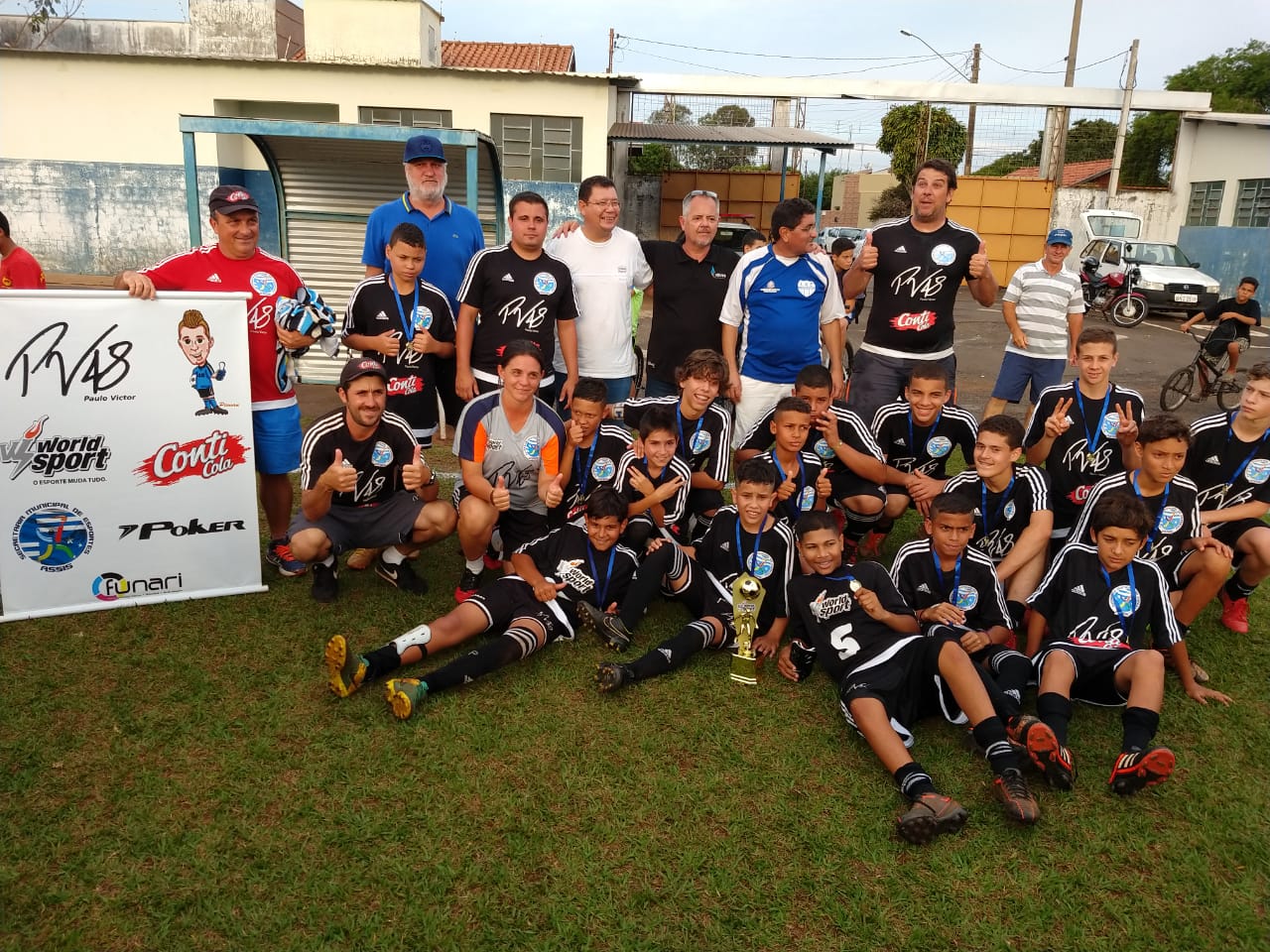 PV48/SEMEA/Assis é campeão no Estadual e da Copa Sub 13