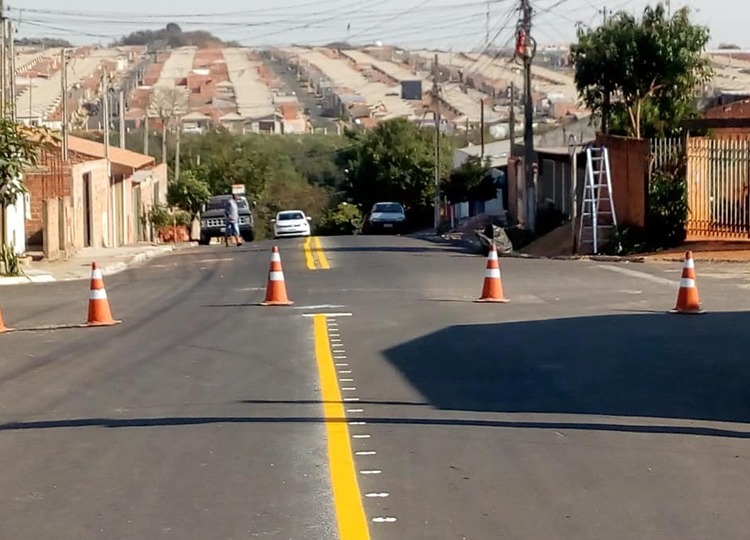 Rua Santo Antônio, no Santa Clara, será mão dupla e recebe melhorias