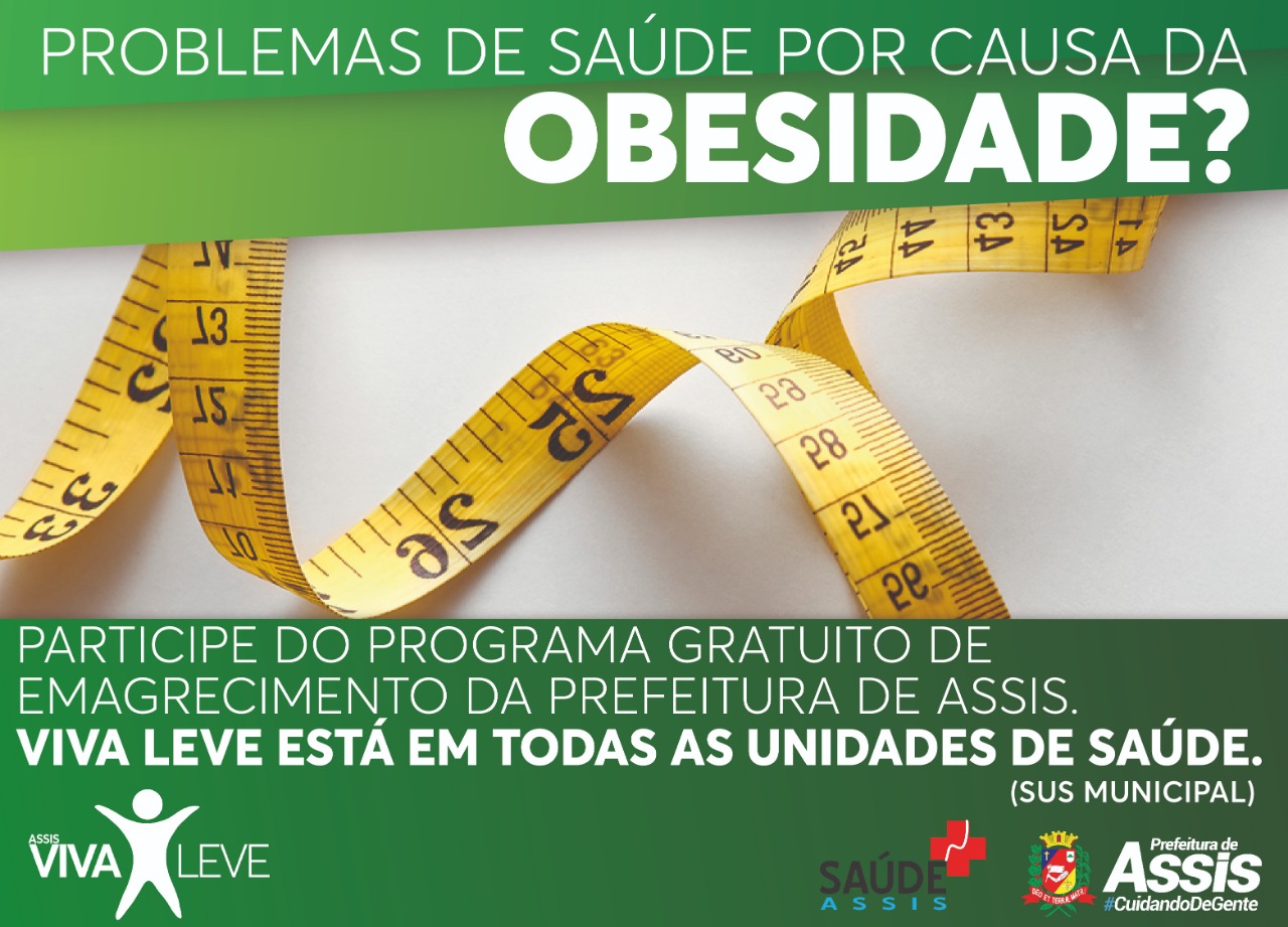 Prefeitura oferece programa gratuito contra obesidade