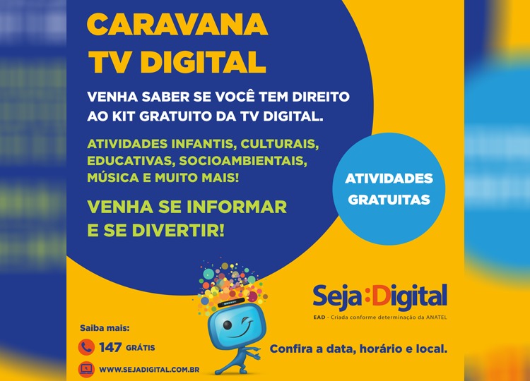 Caravana da TV Digital mantém atividades em Assis neste fim de semana