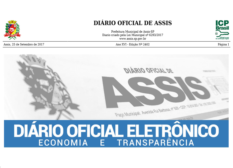 Diário Oficial Eletrônico comemora 6 meses no ar