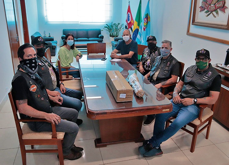 Prefeito recebe visita do Grupo de Motociclistas ‘Mike Maluco’ 