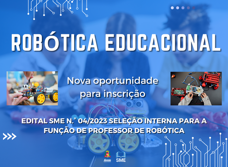 SELEÇÃO INTERNA PARA A FUNÇÃO DE PROFESSOR DE ROBÓTICA