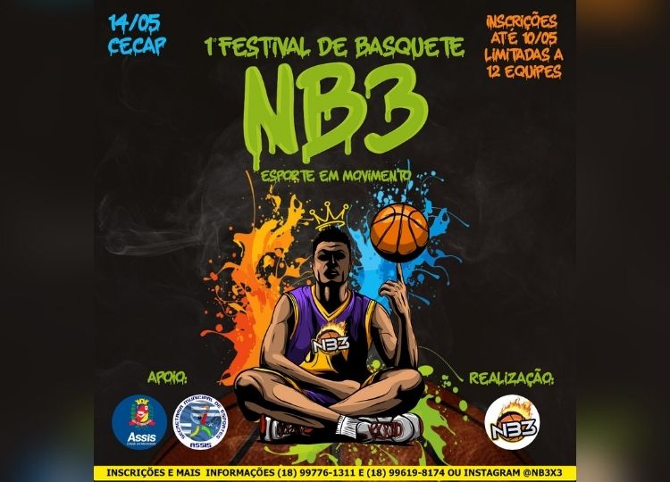 ESPORTE EM MOVIMENTO: Assis realiza o 1º Festival de Basquete NB3