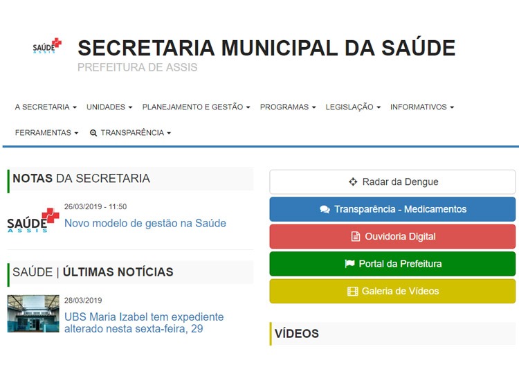 Prefeitura lança Portal da Saúde para acesso da população