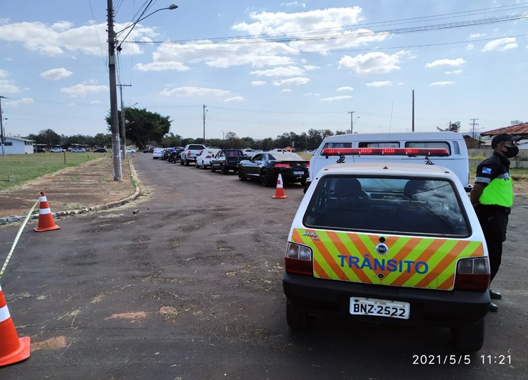 Departamento de Trânsito intensifica  revitalização nos bairros e reforça segurança durante vacinação contra a COVID-19