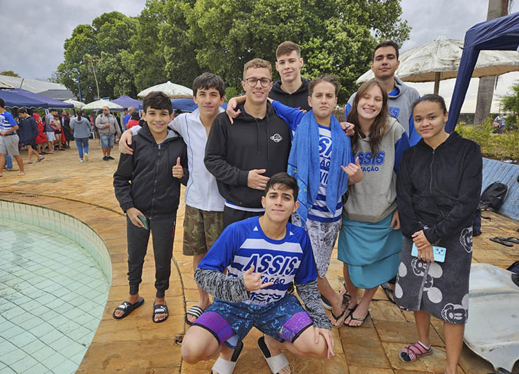 Natação de Assis é vice-campeã da 6ª Etapa da Liga Paulista em Marília