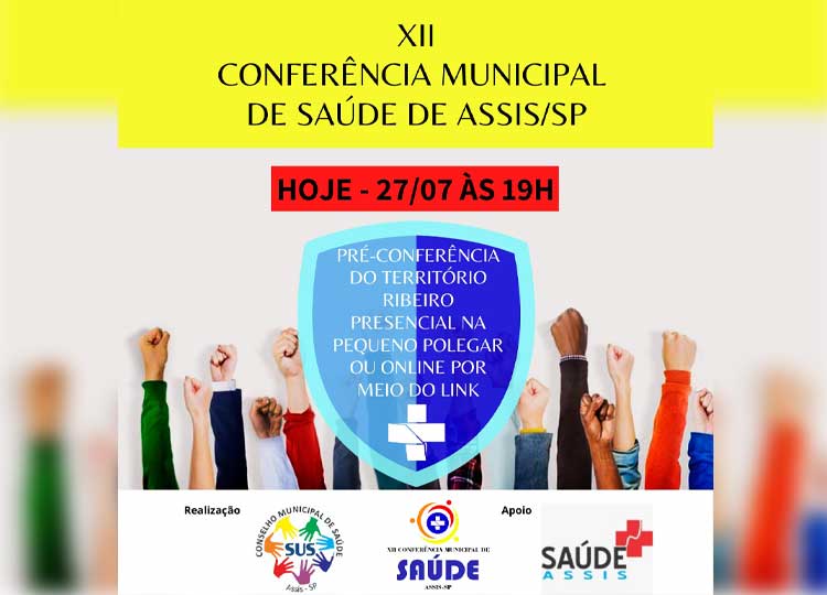 Pré-Conferência de Saúde segue nesta terça, 27, para o território Ribeiro