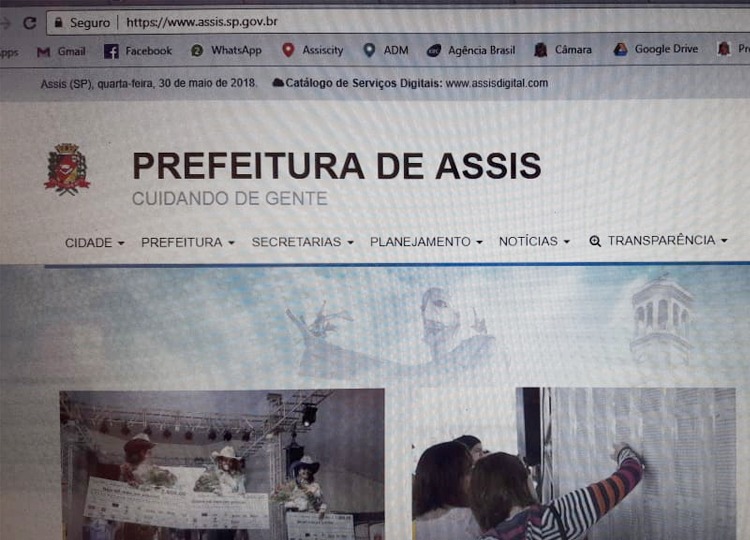Portal da Prefeitura disponibiliza informações gerais sobre transparência pública