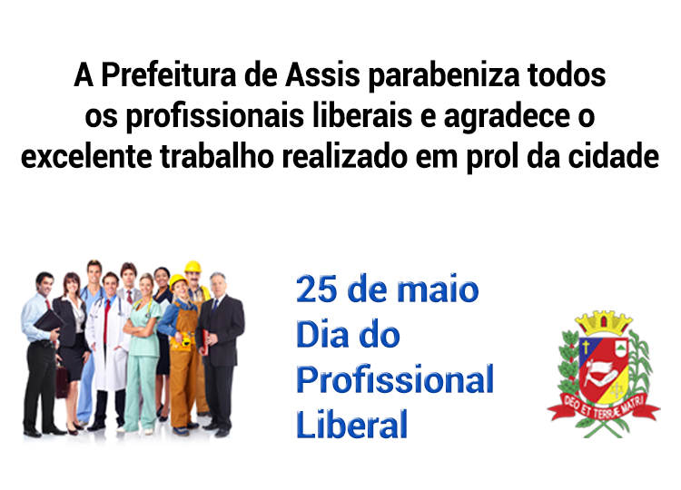 25 de maio Dia do Profissional Liberal