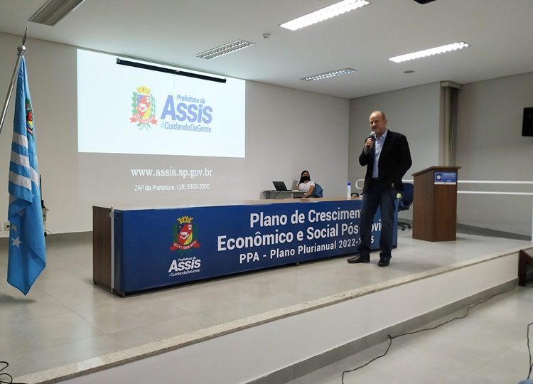 Plano 'Pós-COVID' que eleva Assis a outro patamar está oficialmente inserido pelo Executivo no PPA 2022-2025