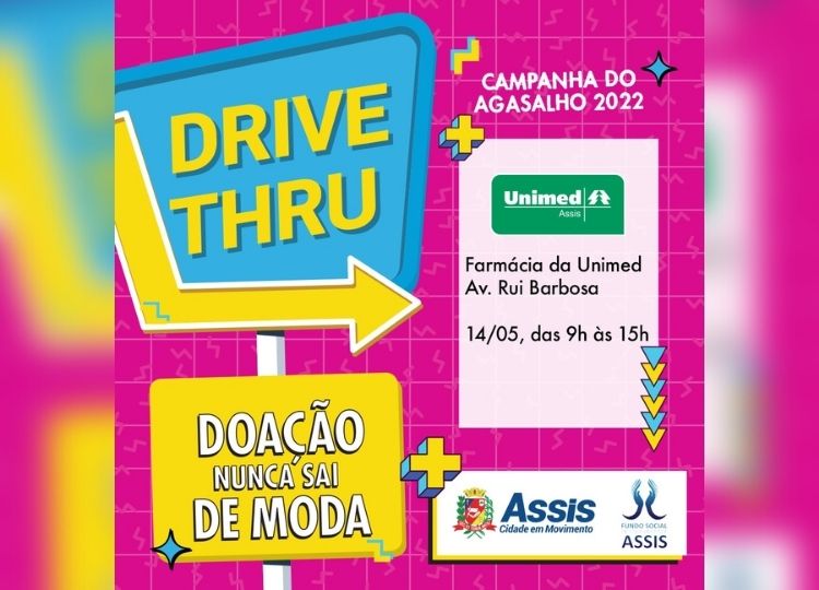 CAMPANHA DO AGASALHO 2022: Fundo Social realiza 2º Drive-Thru para doações de agasalhos neste sábado, 14