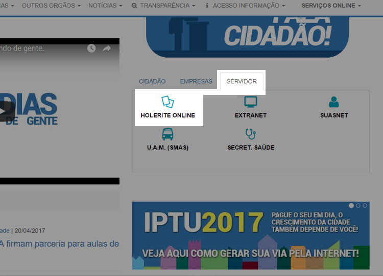 Prefeitura disponibiliza holerites online através de seu Portal