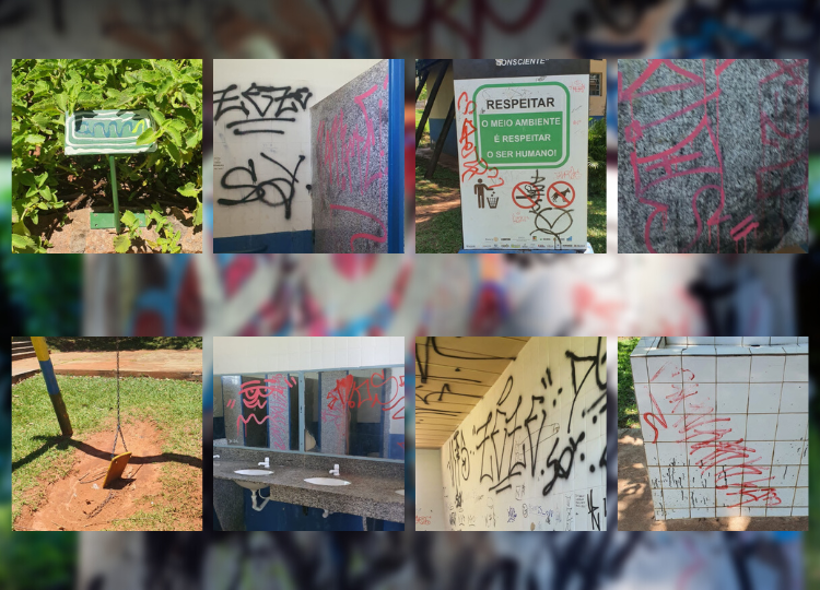 ATO CRIMINOSO: Parque Buracão é alvo de vandalismo