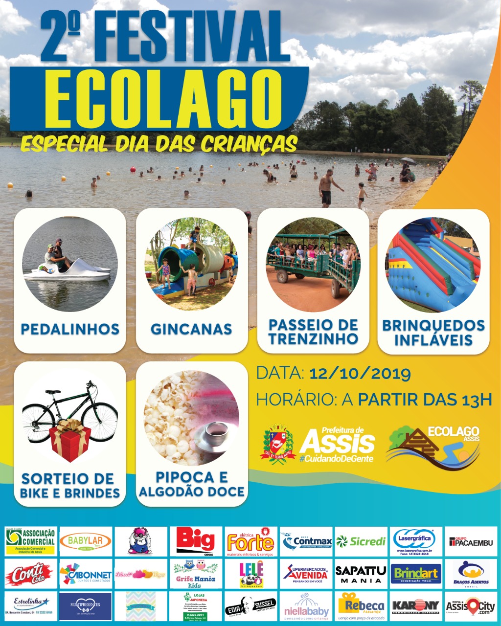 Prefeitura realiza Especial Dia das Crianças no Ecolago neste sábado, 12