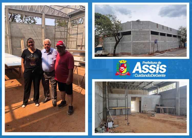 Vice-prefeito acompanha andamento das obras do Senai em Assis